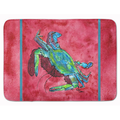 Tapis pour salle de bain en mousse à mémoire crabe