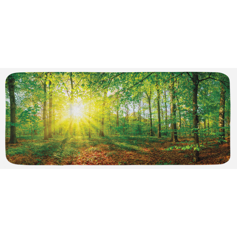 Tapis de cuisine forest