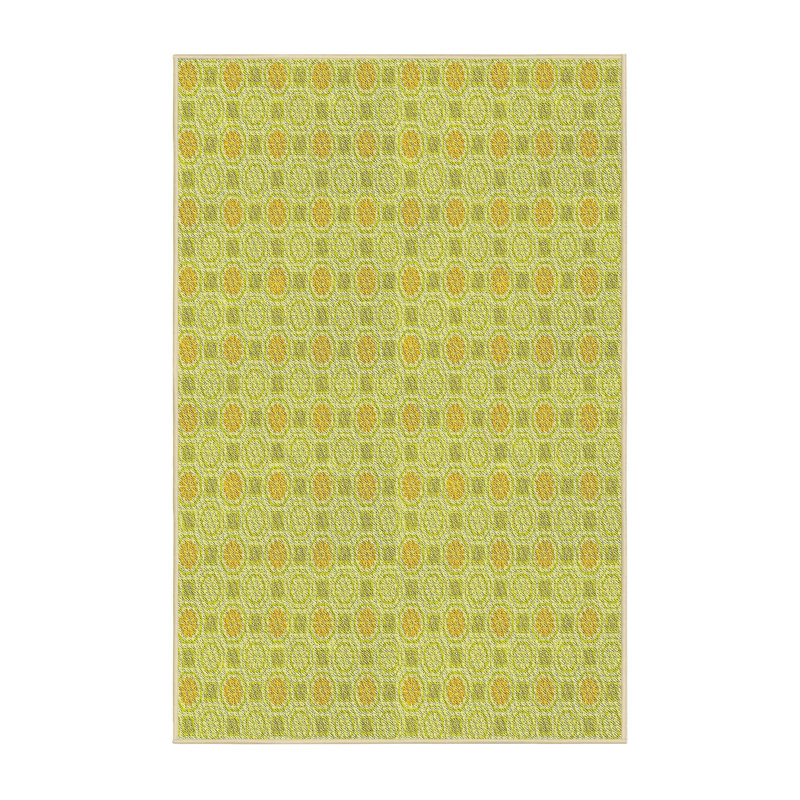 Tapis vert à motif géométrique Kodi, Rectangle 2 pi x 3 pi