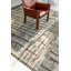 Tapis ivoire moderne gris délavé