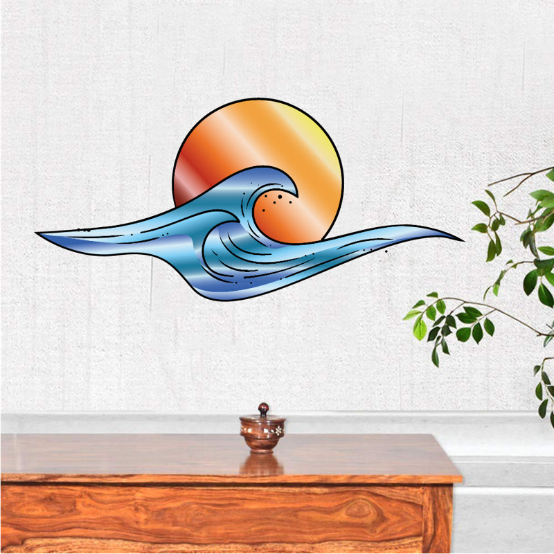 Nautical & Beach Non-Wall Damaging Wall Decal, 35" H x 40" W