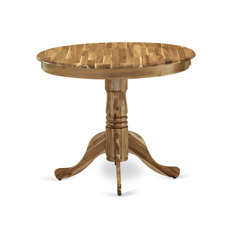 Table de salle à manger Antique, Acasie naturelle, Acacia naturel