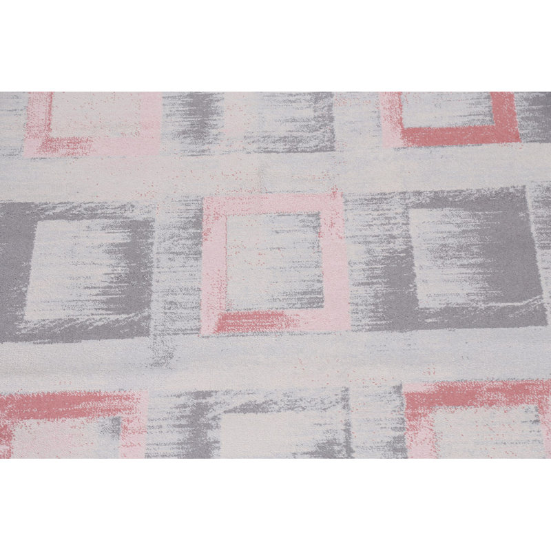 Tapis oriental géométrique transitionnel 2X3, Rectangle 9 pi 10 po x 13 pi 1 po