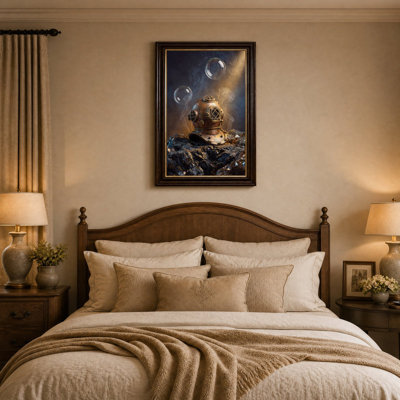 Art mural sur toile antique, H 18 po x l 12 po