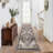Oriental Machine Washable Area Rugs for Living Room Non-Slip Low Pile Distressed Carpet with Rubber Backing for Bedroom Dining Room Nursey-810002074