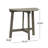 Space-Saving Half-Round Folding Acacia Wood Bistro Table for Patio Balcony, Grey Finish