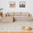 Velours côtelé beige sélectionné