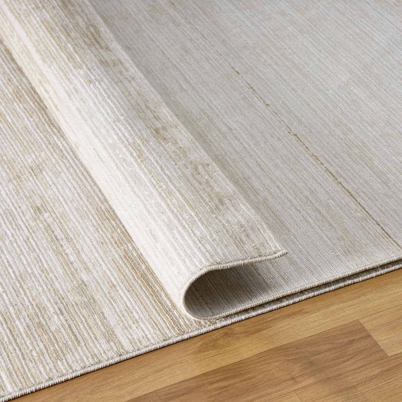 Tapis à rayures Chateau, Crème, Rectangle 8'6" x 11'10"