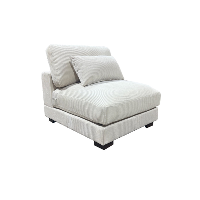 Fauteuil en velours côtelé Dawsbury