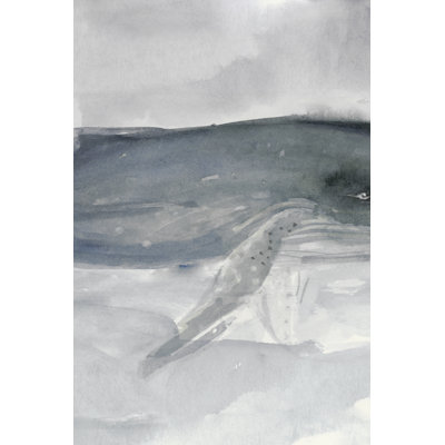 Blue Whale Triptych II by Stellar Design Studio - Painting