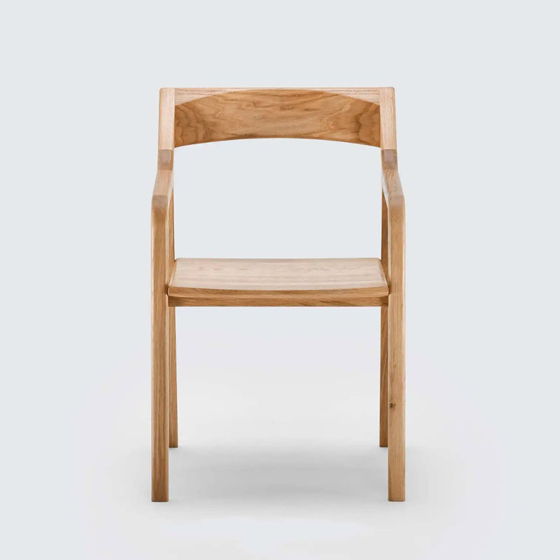 Burinskiy Solid Wood Ladder Back Armchair