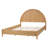 Modern Scandinavian Platform Bed with Curved Headboard, No Box Spring Needed-123515118-123515120