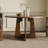 Round Dining Table for 4 - 47 Inch Farmhouse Kitchen Table, MDF Circle Table with Wood Grain Finish, 300lb Weight Capacity, Easy Assembly for Dining Room, Kitchen, Living Room - Spiced Round Table