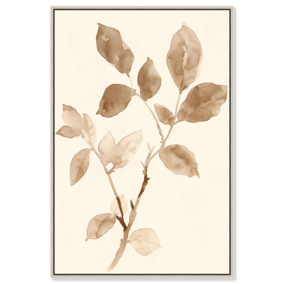 Sépia brins II, reproduction d'art sur toile, Art naturel par Art Remedy
