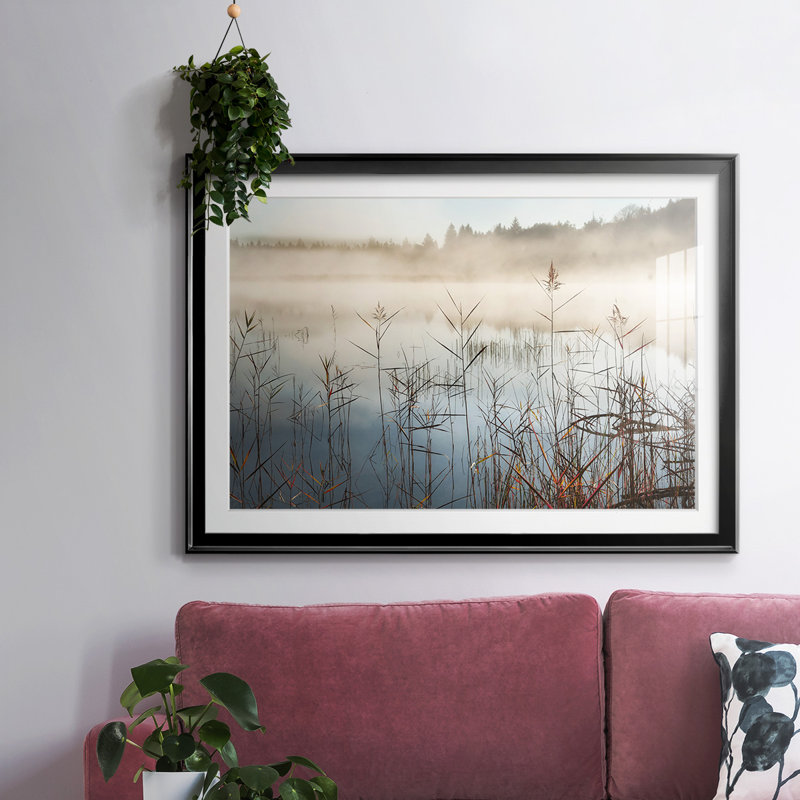 «Early Rise», reproduction d'art encadrée, H 19 po x l 27 po x P 1,5 po, Noir
