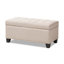 91cm Wide Tufted Rectangle Solid Colour Standard Ottoman with Storage-1115467365