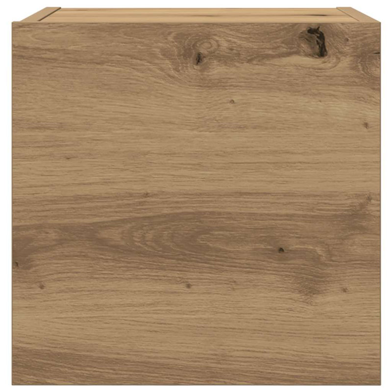 30cm H Media Cabinet, Old Wood