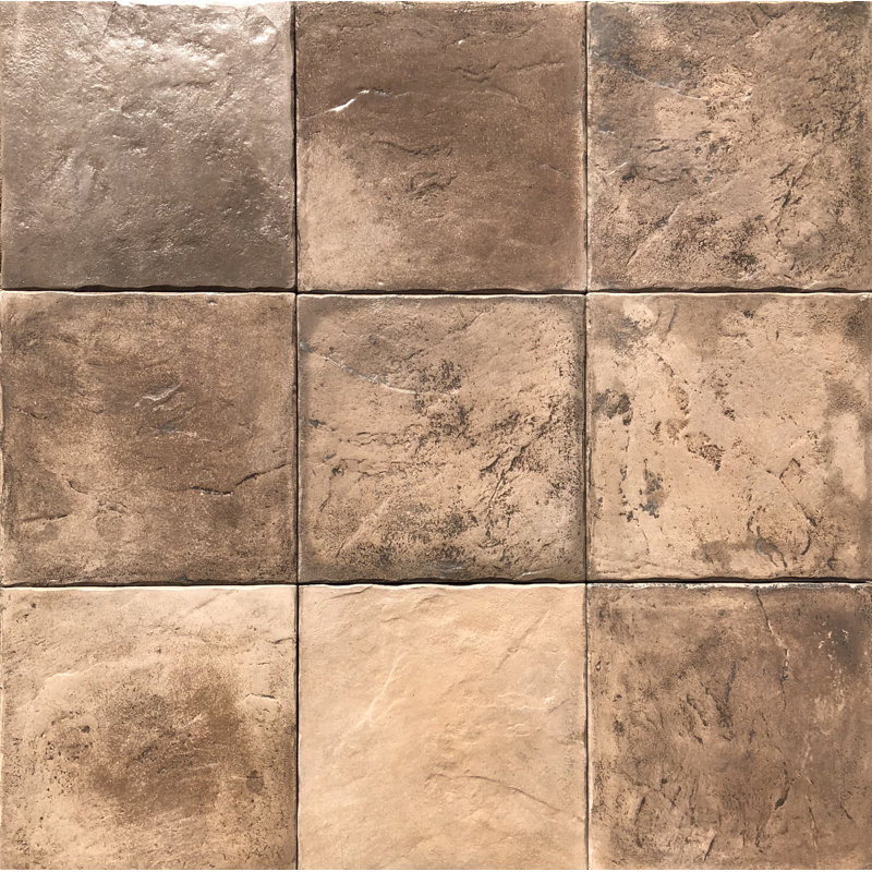 Elevate 16'' L x 16'' W Tile - Mocha