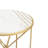 Marble Top End Table