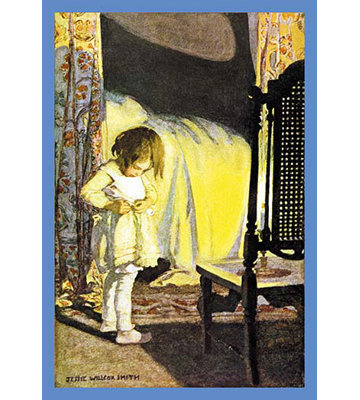 Bed in Summer by Jessie Willcox Smith Painting Print