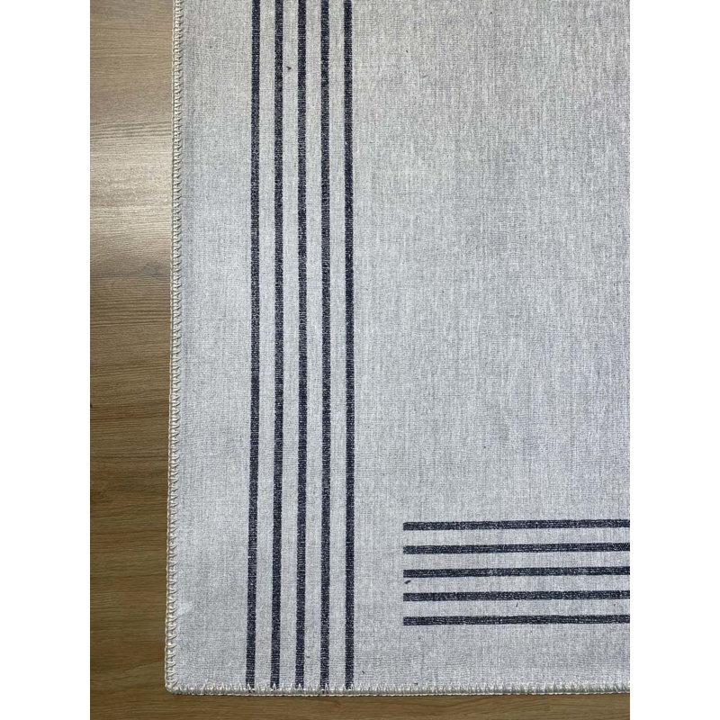 Toscana Performance Washable Striped Indoor / Outdoor Rug, Rectangle 3'3" x 11'6"