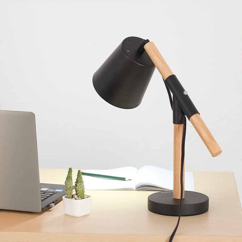 Lampe de bureau noire 15 po Zelda