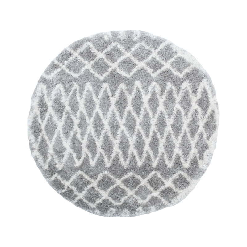 Blakeley Geometric Indoor Rug, Round 5'3"