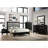 Black 2-Drawer Nightstand