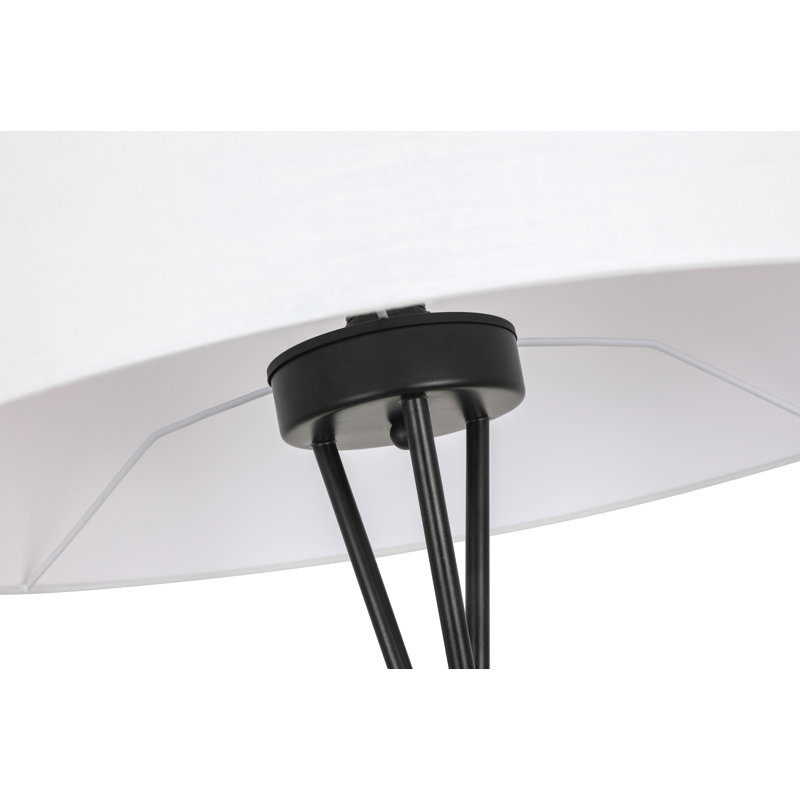 Lampe sur pied Barfield de 66 po, Noir