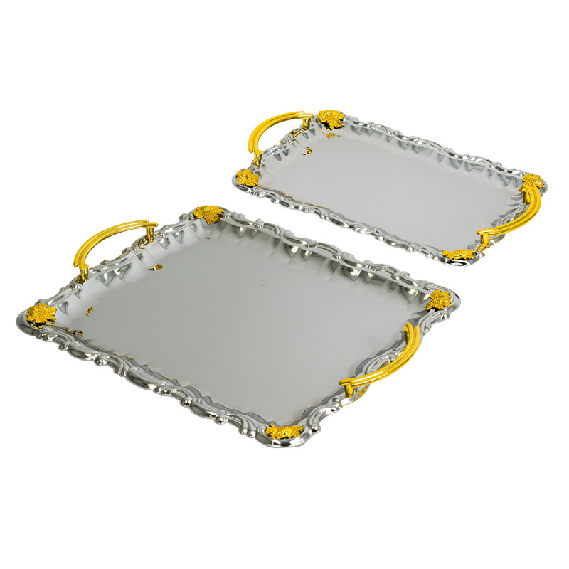 Deleon Metal Tray - Set of 2
