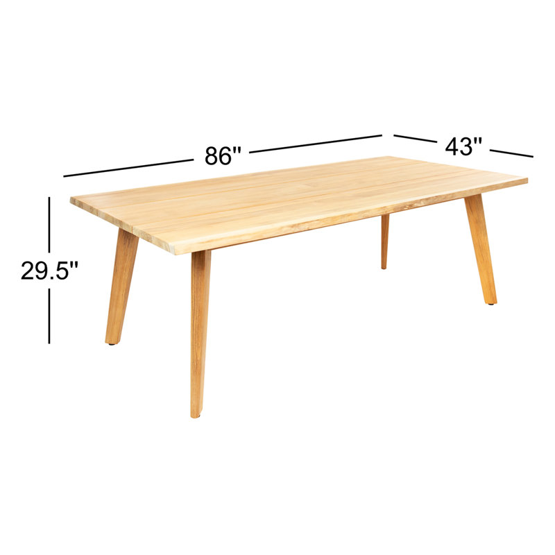 Ulla Outdoor Teak Dining Table