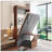 Full Size Murphy Bed with Foldable Desk - Walnut & Gray-8090086