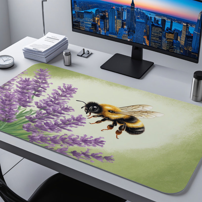 Polyester Desk Pad, 23.6x13.8