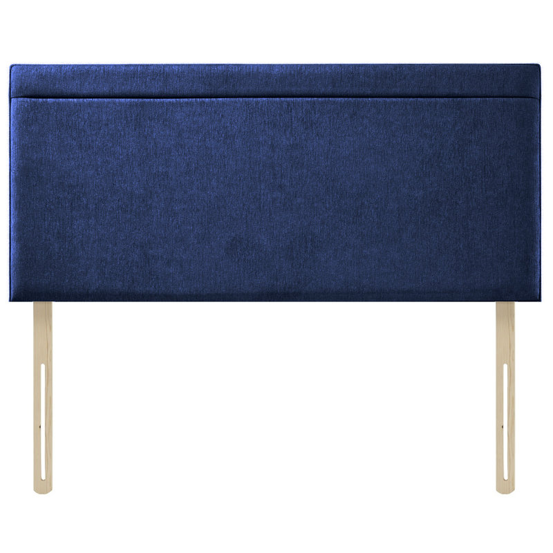 Eria Upholstered Twill Headboard, Kingsize (5'), Blue