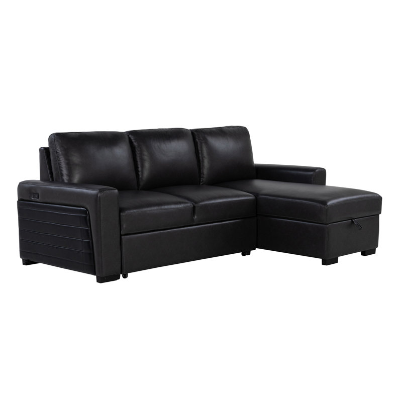 Montero Charcoal-Black Complete Sofabed