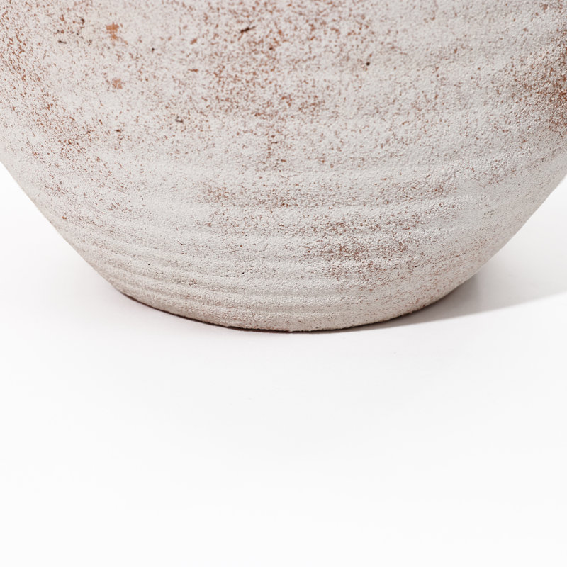 7.36'' Handmade Terracotta Table Vase