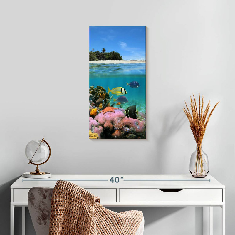 Nicaraguan Sea Life, 24" H x 12" W