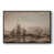 Toile avec cadre flottant noir