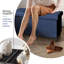 Banc repose-pieds en velours avec rangement amovible Nestl-132127319-132127320