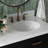 Tidworth Solid Wood Double Bathroom Vanity with 1.5'' Carrara Marble Top-807709627-812777083
