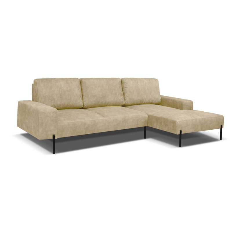 Abilyn 3 Seater Corner Sofa , Right Hand Facing, Dark Grey