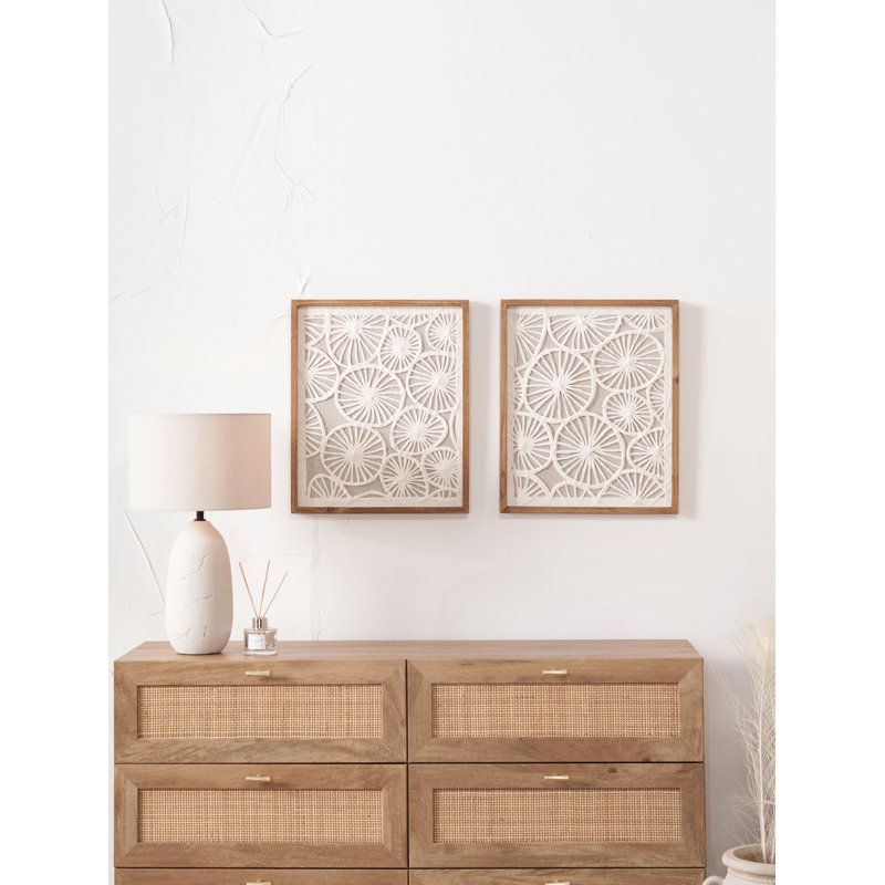 2 Piece Closed Corner Frame Set on Canvas