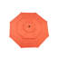 Parasol à 3 niveaux en aluminium 10 pi pour pelouse - Pour la piscine, la cour arrière orange, la terrasse de la piscine-420511173