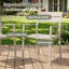 Ensemble de chaises de patio 2 pièces empilables-1580426551