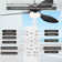 52'' ABS Blades Ceiling Fan With Lights And Remote