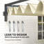 2.2m x 2.97m x 3.97m Pergola