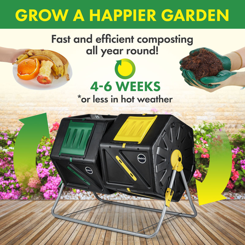 Composteur culbuteur 54 gallons