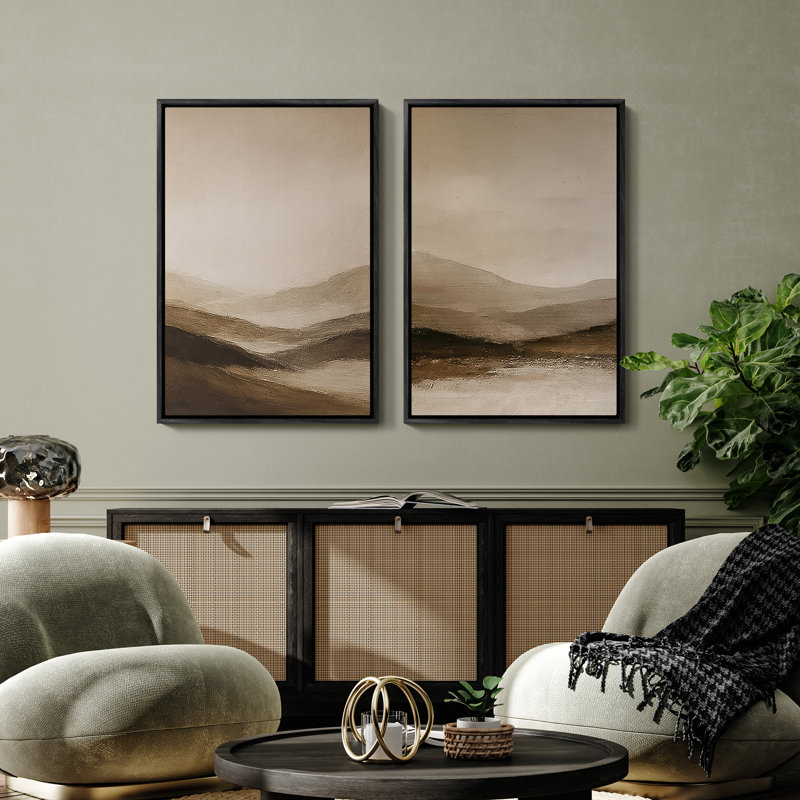 Art mural encadré, rétro, antique, classique pour chambre à coucher - 24 po x 36 po x 2 panneaux, H 36 po x l 24 po, Noir
