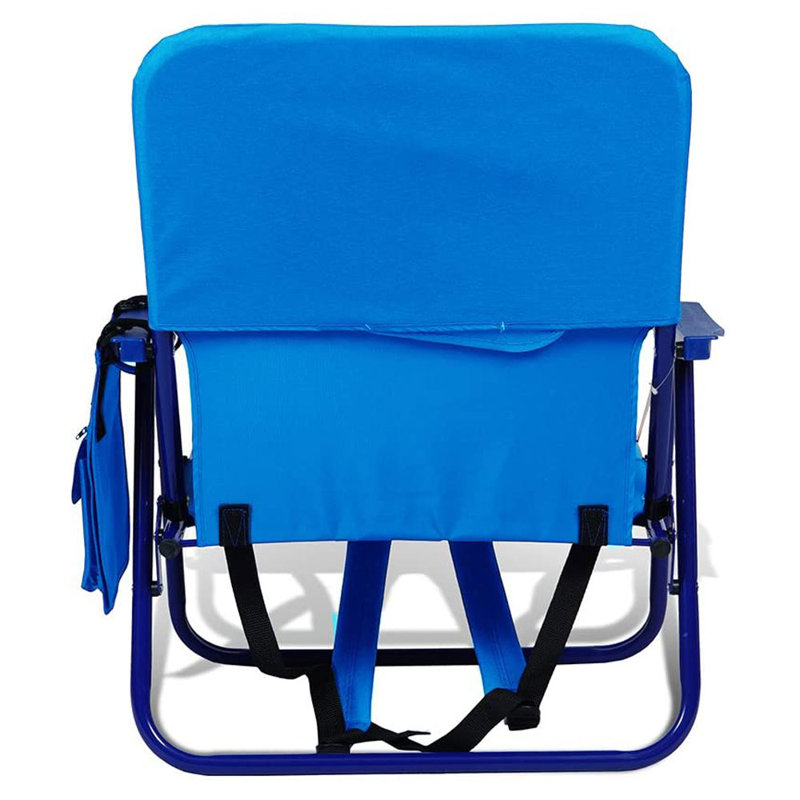 Folding Beach Chair, Light Blue
