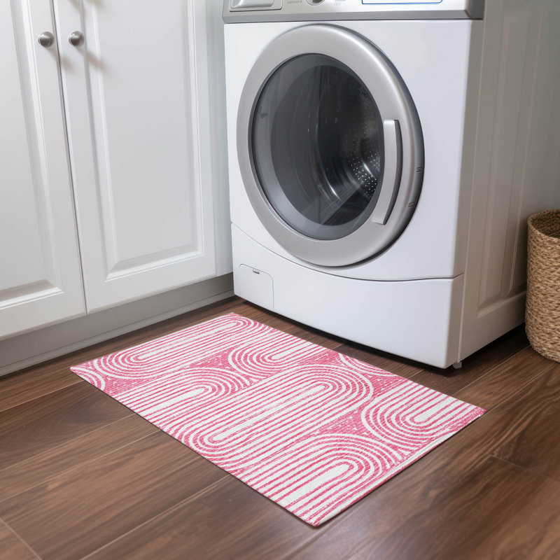 Tapis intérieur / extérieur Kinslee, Rectangle 1 pi 8 po x 2 pi 6 po